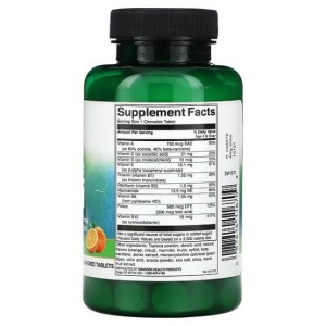 قرص جویدنی طعم دار مولتی ویتامین کودک Swanson Chewable Multi Vitamin For Children سوانسون (120 عددی)