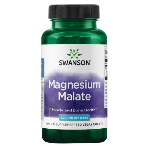 کپسول منیزیم مالات سوانسون Swanson Magnesium Malate 150mg (60 عددی)