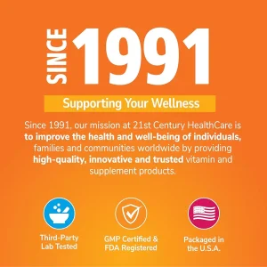 قرص ویتامین 21Century Vitamin C 1000mg قرن 21 (110 عددی)