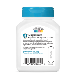 قرص منیزیم گلیسینات 21Century Magnesium Glycinate قرن 21 (90 عددی)