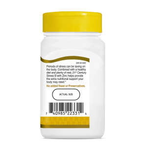 قرص تسکین استرس 21Century Stress B with Zinc قرن 21 (66 عددی)