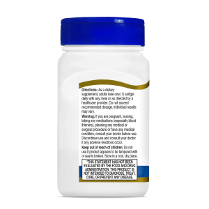 سافت ژل امگا 3 روغن کبد ماهی 21Century Omega-3 Cod Liver Oil 400mg قرن 21 (110 عددی)