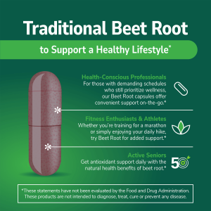 کپسول سلامت بدن عصاره ریشه چغندر 21Century Beet Root 1000mg قرن 21(90 عددی)
