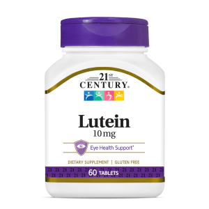قرص بهبود بینایی لوتئین 21Century Lutein 10mg قرن 21 (60 عددی)