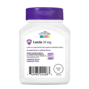 قرص بهبود بینایی لوتئین 21Century Lutein 10mg قرن 21 (60 عددی)