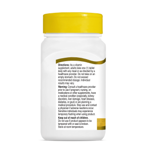 قرص ویتامین نیاسین 21Century Niacin flush free B3 100mg قرن 21 (110 عددی)