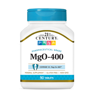 قرص کلسیم کربونات و منیزیم اکساید 21Century Mgo 400 قرن 21 (90 عددی)