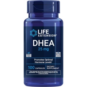 کپسول دهیدروپیاندروسترون لایف اکستنشن LIFE EXTENSION DHEA 25mg (100 عددی)