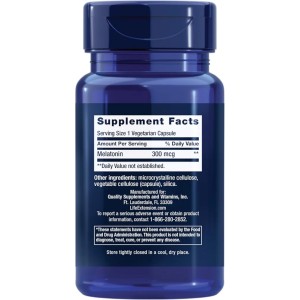 کپسول ملاتونین لایف اکستنشن LIFE EXTENSION Melatonin 300mcg (100 عددی)