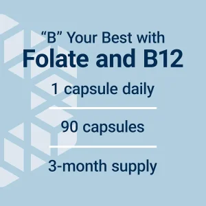 کپسول فولات و ویتامین LIFE EXTENSION Folate & B12 (90 عددی)