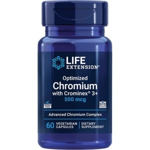 کپسول کروم لایف اکستنشن LIFE EXTENSION Chromium 500mcg with Crominex (60 عددی)