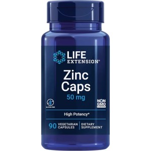 کپسول زینک سیترات و مونومتیونین لایف اکستنشن LIFE EXTENSION Zinc Citrate & Monomethionine 50mg (90 عددی)