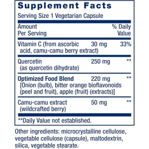 کپسول سلامت بدن کوئرستین لایف اکستنشن LIFE EXTENSION Optimized Quercetin 250mg (60 عددی)