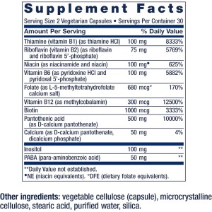 کپسول ویتامین ب کمپلکس زیست فعال لایف اکستنشن LIFE EXTENSION BioActive Complete B-Complex (60 عددی)