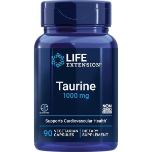 کپسول کاهش قند و کلسترول ال-تائورین لایف اکستنشن LIFE EXTENSION L-Taurine 1000mg (90 عددی)