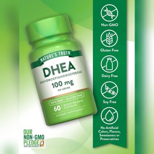 قرص دهیدروپیاندروسترون NATURE'S TRUTH DHEA 100mg (60 عددی)