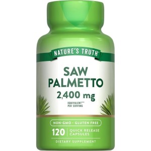 کپسول عصاره ساوپالمتو NATURE'S TRUTH Saw Palmetto 2400mg (120 عددی)