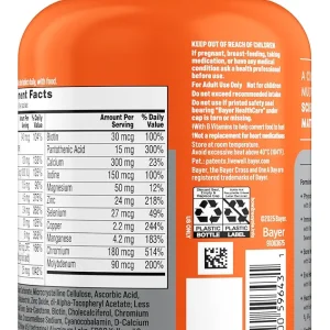 مولتی ویتامین بانوان بالای 50 سال بایر Bayer One Day Multi Vitamin For Women`s (200 عددی)