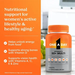 مولتی ویتامین بانوان بالای 50 سال بایر Bayer One Day Multi Vitamin For Women`s (200 عددی)