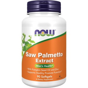سافت ژل عصاره ساوپالمتو NOW Foods Saw Palmetto 160mg (90 عددی)