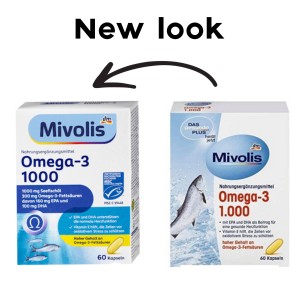 قرص امگا 3 میولیس Mivolis Omega 3 1000mg (60 عددی)