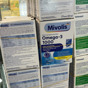 قرص امگا 3 میولیس Mivolis Omega 3 1000mg (60 عددی)