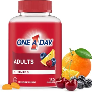 پاستیل مولتی ویتامین بایر Bayer One A Day Multi Vitamin Gummies (130 عددی)