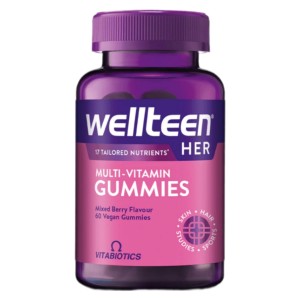 پاستیل ویتامین ولتین دختر ویتابیوتیکس Vitabiotics Wellteen Her (60 عددی)