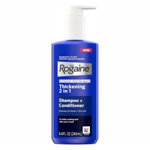 شامپو ضخیم کننده و رشد مجدد موي روگین Rogaine Shampoo (248 میل)