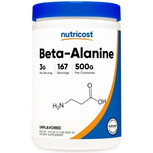پودر تقویت عضلات بتا آلانین ناتریکاست Nutricost Beta-Alanine Powder (500 گرم)