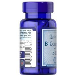 قرص ویتامین ب کمپلکس Puritan Pride B-Complex With B12 پوریتان پراید (90 عددی)