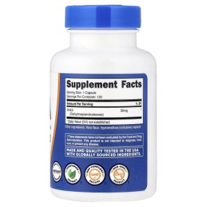 کپسول دهیدروپیاندروسترون نوتریکاست Nutricost DHEA 50mg (120 عددی)