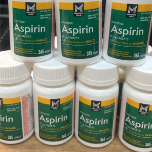 قرص آسپرین 81 میلی گرم ممبر مارک Member Mark Asprin 81mg Low Dose (365 عددی)