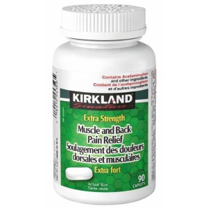 قرص تسکین دهنده کمردرد و دردهای عضلانی کرکلند Kirkland Extra Strength Muscle Back Pain Relief (90 عددی)