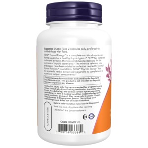 کپسول گیاهی تیروئید انرژی ناو فودز NOW Foods Thyroid Energy (90 عددی)