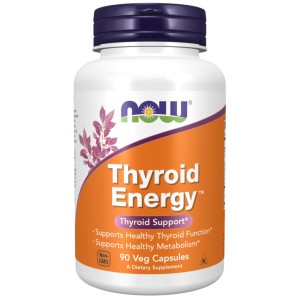 کپسول گیاهی تیروئید انرژی ناو فودز NOW Foods Thyroid Energy (90 عددی)