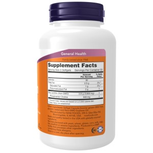 سافت ژل سلامت قلب لسیتین ناو فودز NOW Foods Soy Lecithin 1200mg (100 عددی)