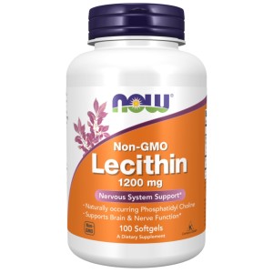 سافت ژل سلامت قلب لسیتین ناو فودز NOW Foods Soy Lecithin 1200mg (100 عددی)