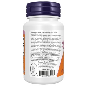 سافت ژل سلامت چشم لوتئین همراه زآگزانتین ناو فودز NOW Foods Lutein & Zeaxanthin (60 عددی)