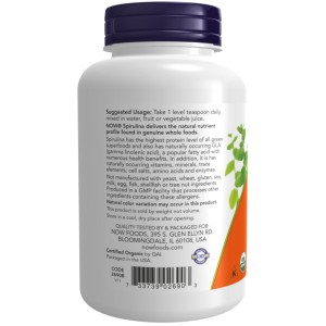 پودر جلبک اسپیرولینا ناو فودز NOW Foods Spirulina (113 گرم)