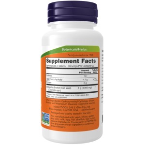 قرص سلامت بدن کلروفیل ناو فودز NOW Foods Chlorella 1000mg (60 عددی)