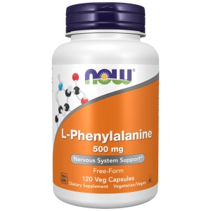 کپسول تقویت سیستم عصبی ال فنيل آلانین ناو فودز NOW Foods L-Phenylalanine 500mg (120 عددی)