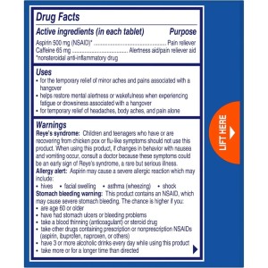 قرص جوشان تسکین درد آلکا سلتزر بایر Bayer Alka-Seltzer Hangover Relief (60 عددی)