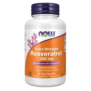 کپسول گیاهی سلامت قلب و عروق رسوراترول ناو فودز NOW Foods Resveratrol 350mg (60 عددی)