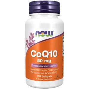 کپسول گیاهی کوآنزیم ناو فودز NOW Foods Coenzyme Q10 50mg (100 عددی)