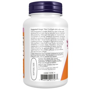 کپسول کاهش چربی بدن سی ال ای ناو فودز NOW Foods CLA 800mg (90 عددی)