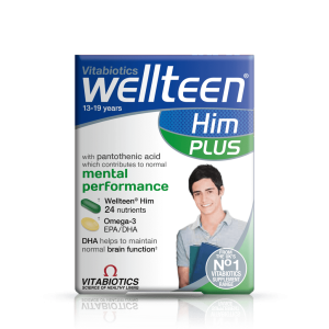 قرص ویتامین پسران ولتن هیم پلاس ویتابیوتیکس Vitabiotics Wellteen Him Plus (56 عددی)