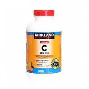 قرص ویتامین C کرکلند 500mg (500 عددی)