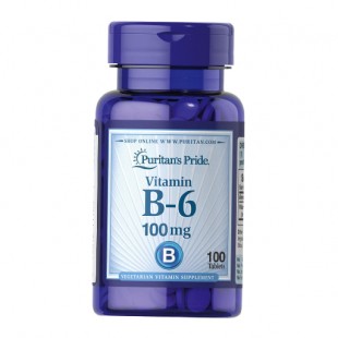 قرص ویتامین B-6 100 mg پوریتان پراید (100 عددی)