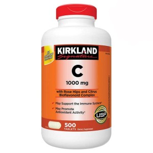 قرص ویتامین C کرکلند 500mg (1000 عددی)